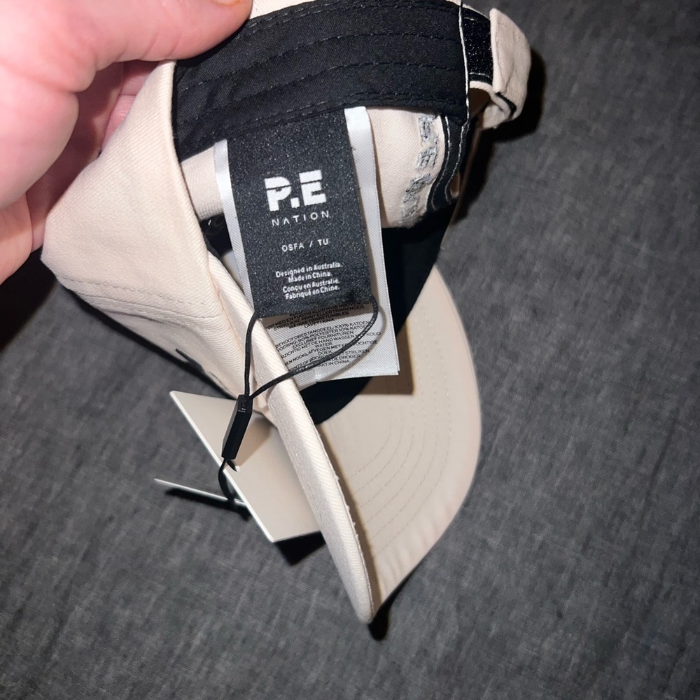 P.E Nation pale pink and Black Cap - Picture 3 of 3